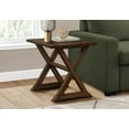 thumbnail image 3 of Monarch Specialties Accent Table, End, Side Table, Square, Nightstand, Bedroom, Lamp, Brown Veneer, Transitional, 3 of 4