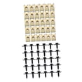 thumbnail image 3 of de tuercas en U, reemplazo directo J98 + J260 Tornillo de guardabarros Tornillos de cabeza hexagonal Instale fácilmente piezas de automóvil , 30 piezas J260 30 30 piezas J260 30 piezas J98, 3 of 7
