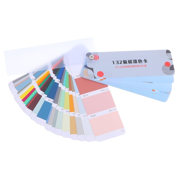 Milisten Multi Paint Color Sample Cards Paper Plastic Extensive Range for Display
