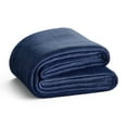thumbnail image 2 of Rest Haven Fleece Blanket - King (108" x 90"), Navy, 2 of 7