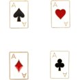thumbnail image 1 of shiyou-4 pcs Playing Card Enamel Lapel Pin Poker Playing Hand Cards Brooch Pin Playing Cards Brooch, 1 of 2