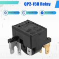 thumbnail image 3 of QP2-15H Relay Universal Refrigerator Freezer Compressor Butterfly Thermal Overload Protector Relay, 3 of 3