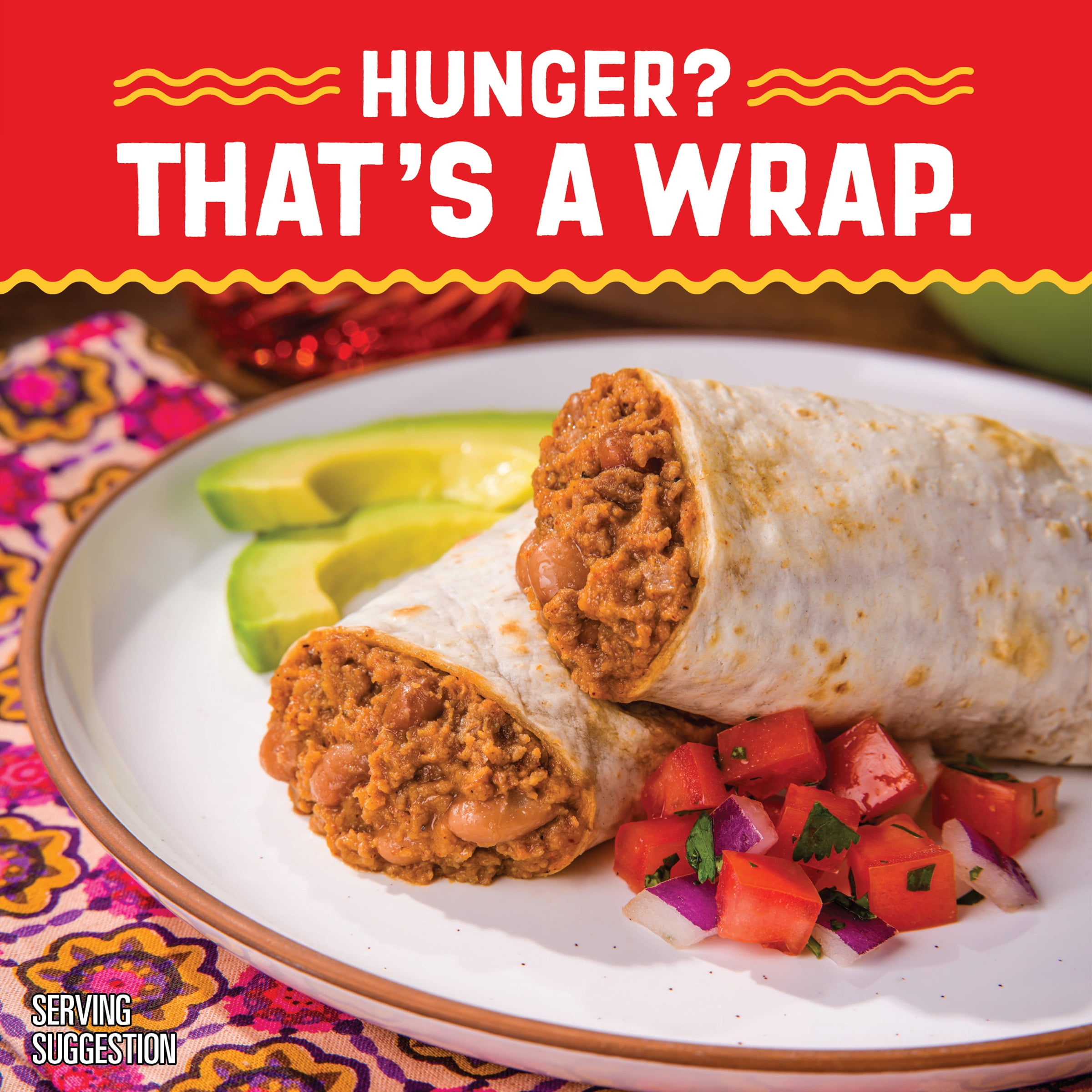El Monterey Beef & Bean Burritos, 32 oz, 8 Count (Frozen)