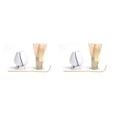 thumbnail image 3 of Yuarrent 1 Juego de Matcha Kit elegante japonés herramientas de cocina de té cómodos accesorios de té para mezclar polvo negro Type1 NO1, 3 of 6