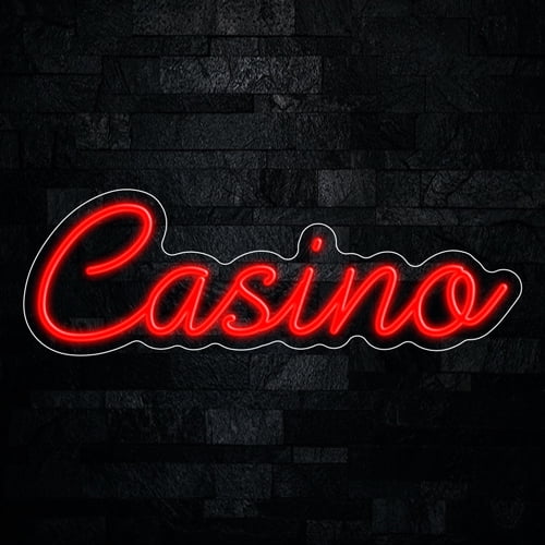 Casino Neon LED Sign 24"L x 8"H #33001