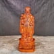 thumbnail image 1 of Ebony wood carving of the Three Star Gods of Fortune, Prosperity, and Longevity - a decorative item for the elderly to celebrate their birthdays and attract wealth in the living room., 1 of 4
