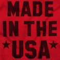 thumbnail image 2 of Made in the USA Patriotic Pride Stars Unisex Fleece Graphic Zip Up Hoodie Brisco Brands 4X, 2 of 5
