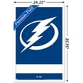 thumbnail image 3 of NHL Tampa Bay Lightning - Logo 21 Wall Poster, 22.375" x 34", Framed, 3 of 3
