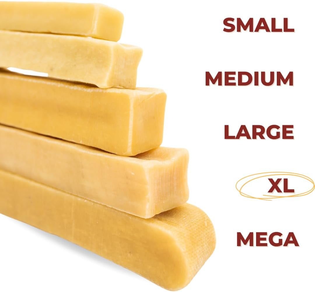 Bully Bunches Extra Large Authentic Himalayan Yak Chew (EXTRA LARGE) - 2 Pack