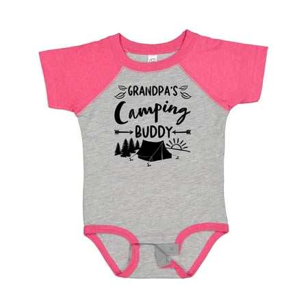 

Inktastic Grandpas Camping Buddy Gift Baby Boy or Baby Girl Bodysuit