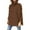 Brown, variant on XFLWAM Women's Turtleneck Oversized Sweaters Fall Long Batwing Sleeve Spilt Hem Tunic Pullover Sweater Knit Tops Beige XXL
