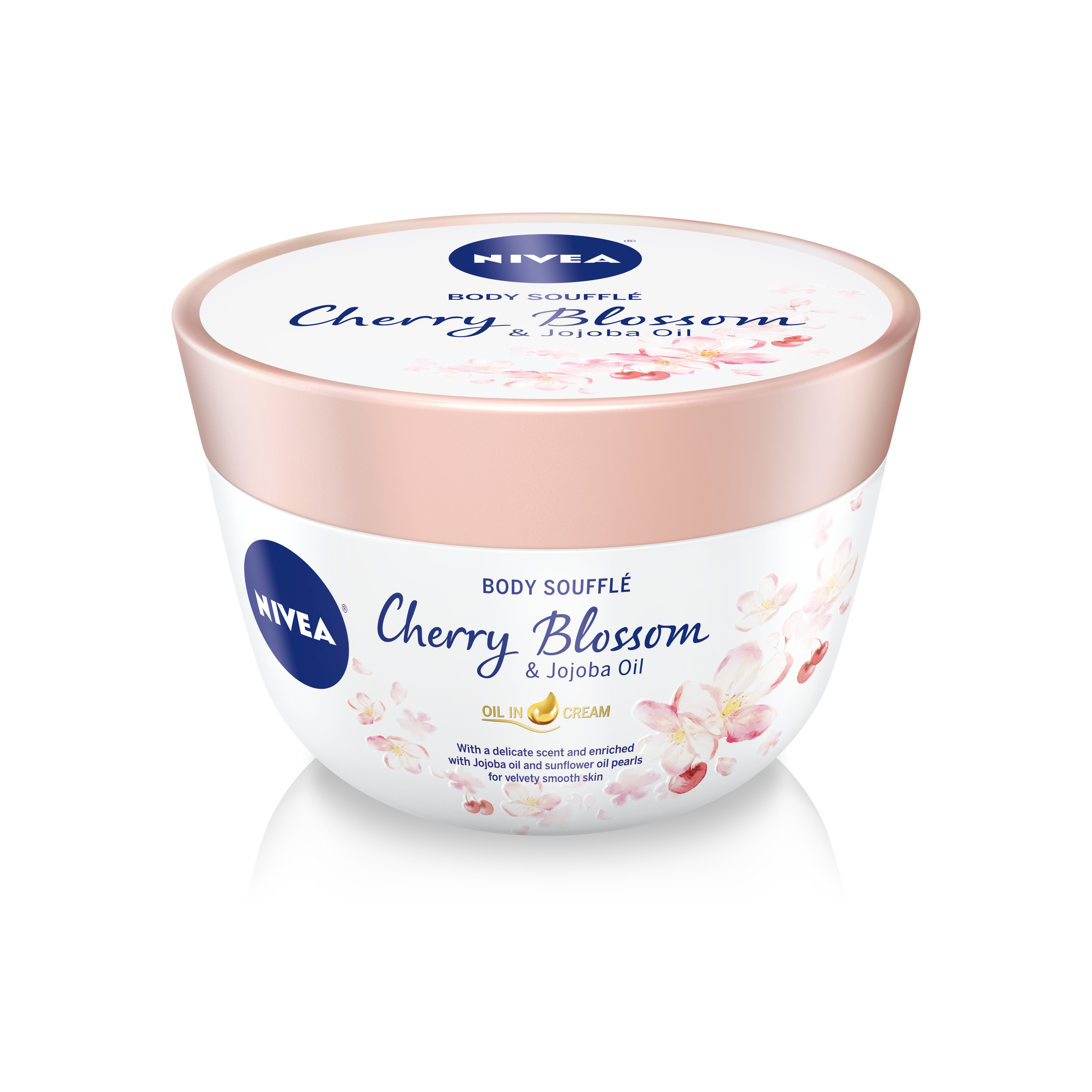 NIVEA Cherry Blossom & Jojoba Oil Body Cream Souffle , 6.8 oz Walmart