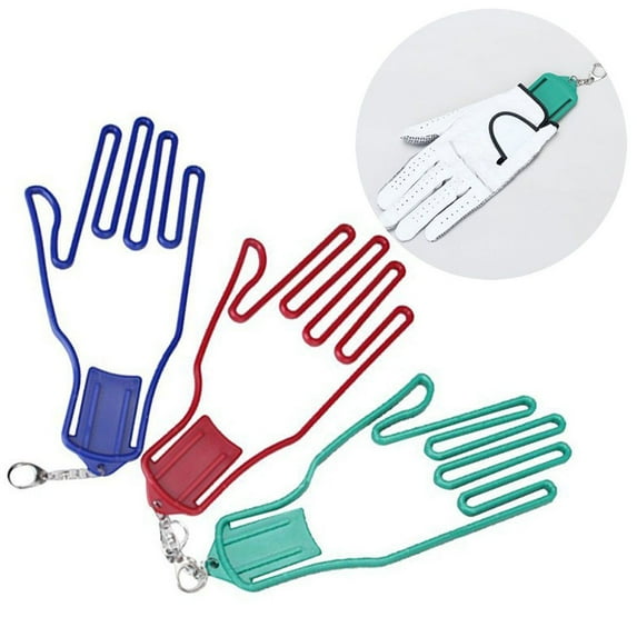 Windfall 1Pc Golf Gloves Holder Rack Dryer Hanger Plastic Stretcher Shaper Tool Bracket