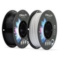 thumbnail image 1 of Filamento para impresora 3D Creality PETG de 1,75 mm, paquete de 2 unidades, 1 kg, blanco y negro, 1 of 7