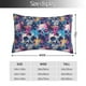 thumbnail image 2 of Balery cool Skull colorful Funda de Cojín Estampada, Regalos para Mujeres, Regalos de Amor para Ella, Regalos para Novia o Esposa, Funda de Almohada-14"x20", 2 of 6