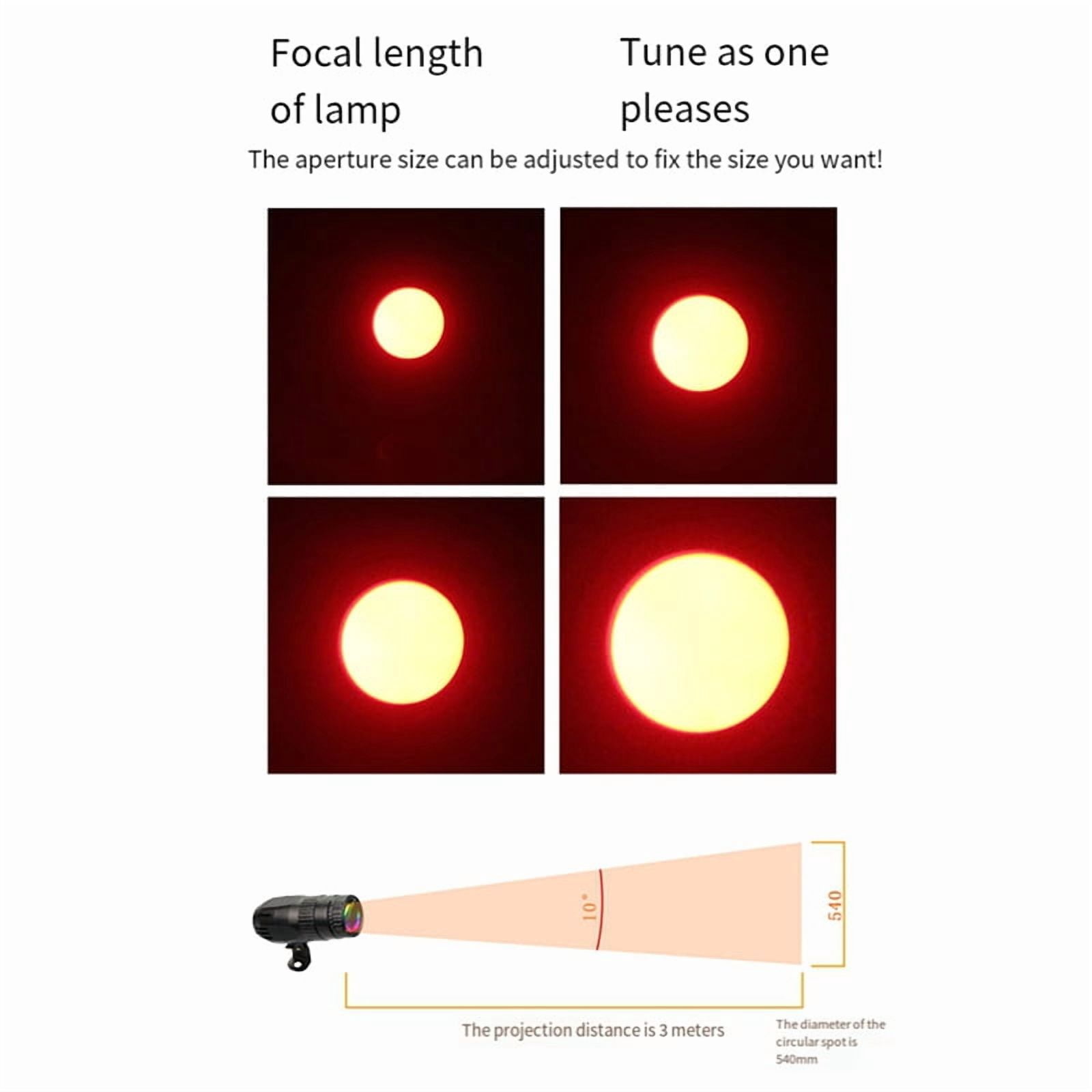 4PCS 15W 4-in-1 Spot Lights RGBW LED Spotlights Remote Control Stage Lighting Effect Projector for Church Wedding (US)