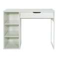 thumbnail image 1 of Pemberly Row Modern 40"W Desk in Engineered Wood White Finish, 1 of 5