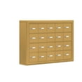 thumbnail image 1 of Salsbury 19045-20GSK D 20 A Doors S-Mount Keyed Locks Cell Phone Locker In Gold, 1 of 1