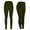 Army Green, variant on Plus Size Leggings for Women, Solid Color Athletic Long Seamless Hip Lifting Outfits for Vacation with Pockets Athletic Womens Trousers Army Green L