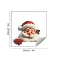 thumbnail image 3 of FastXmas 11.4 Inch Butterfly Flowers Santa Wall Stickers and Decals，Waterproof and high-temperature Resistants Removable Waterproof Christmas Sticker Decoration for Wall Car and Glasses Sticker, 3 of 7