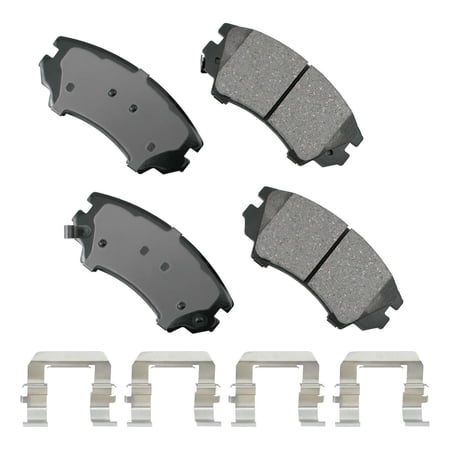 Akebono PRO-ACT Ultra-Premium Brake Pad Set  Semi-Metallic