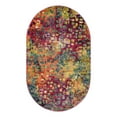 thumbnail image 3 of Unique Loom Jardin Collection Area Rug - Ivy (5' x 8' Oval Multi/Cream), 3 of 7