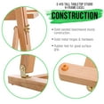 thumbnail image 5 of U.S. Art Supply 38" High Tabletop Wooden H-Frame Studio Easel - Artists Adjustable Beechwood Painting Display Easel, 22", 5 of 5