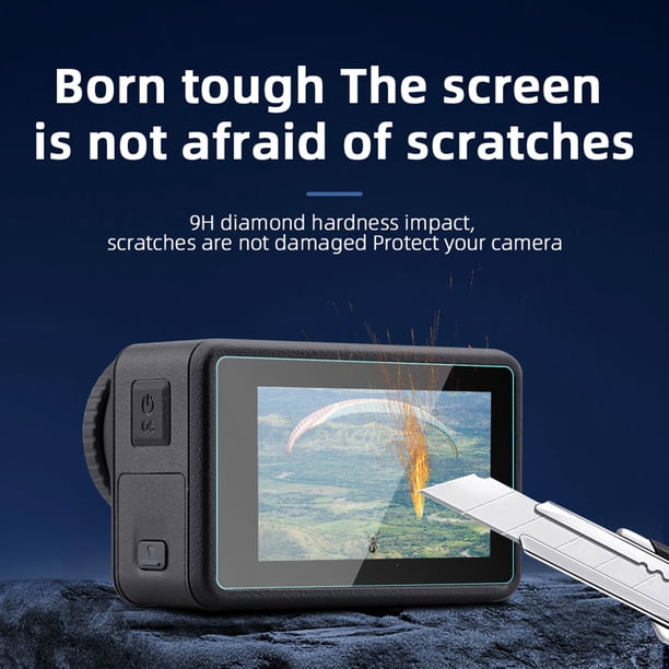 Protector de pantalla de cámara antiarañazos, cubierta de tapa de lente para accesorios DJI Action 4