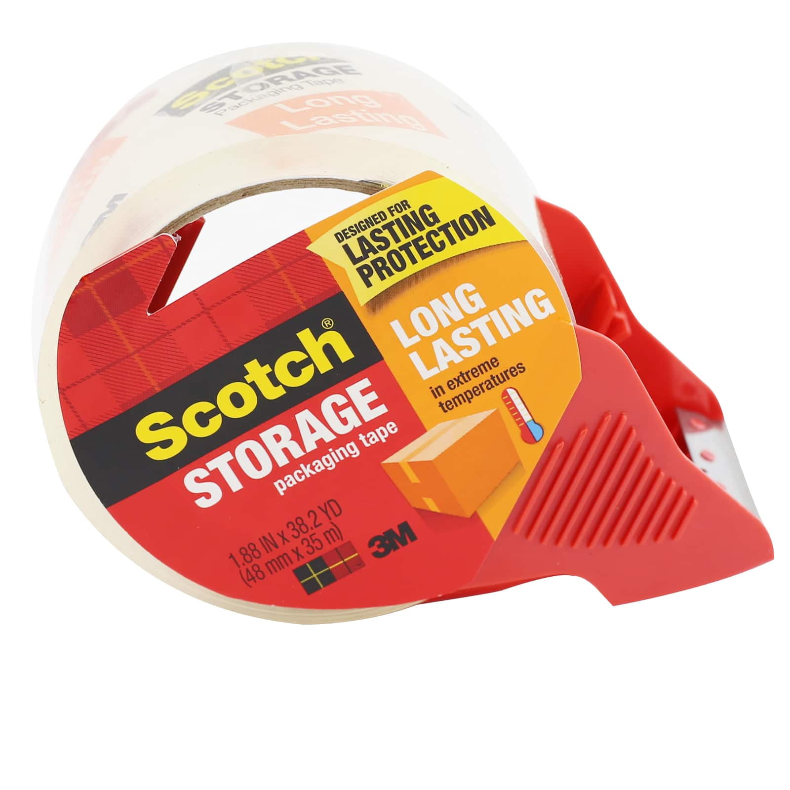 Scotch Storage Packaging Tape, 38.2yd., 12 Pack