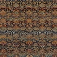 thumbnail image 3 of HomeRoots 509954 5 x 7 ft. Multi & Blue Abstract Power Loom Stain Resistant Rectangle Area Rug, 3 of 5