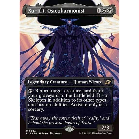 MtG Edge of Eternities Rare Xu-Ifit, Osteoharmonist (Triumphant FOIL) #294