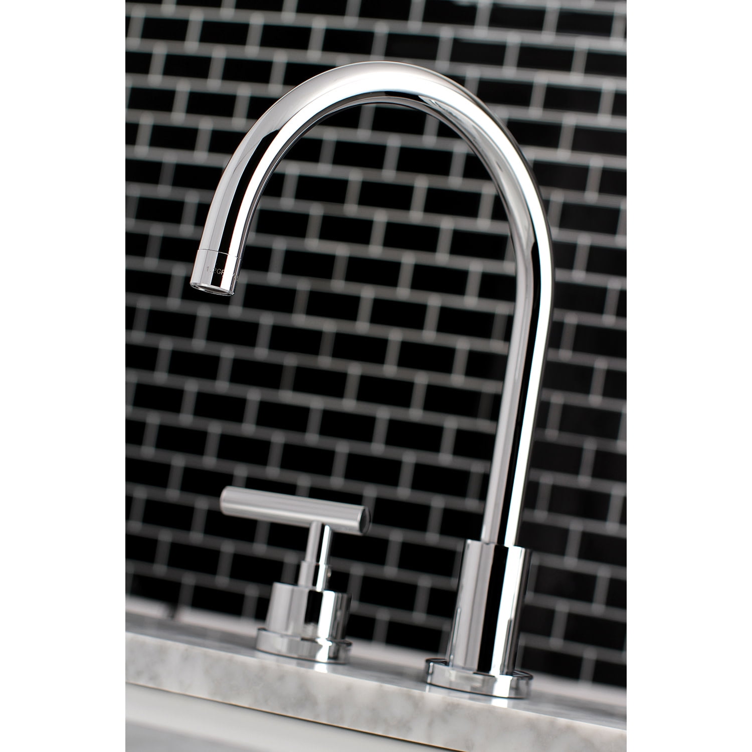 Kingston Brass KS8921CML 8 in. Widespread Bathroom Faucet, Polished Chrome