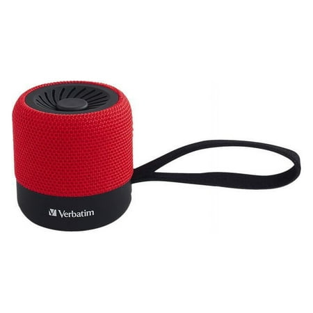 UPC: 0023942702306 | Verbatim Bluetooth Speaker System – Red 100 Hz to 20 kHz – TrueWireless Stereo – Battery Rechargeable