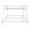 White, variant on RONSHIN Twin Over Full Metal Bunk Bed, Sturdy Bunk Bed Frame, Easy Assembly Bed Frame With Enhanced Upper-Level Guardrail, Ladder, No Box Spring Required