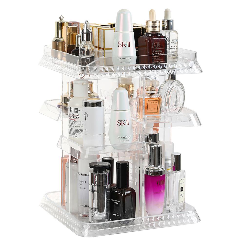 Ktaxon Makeup Organizer 360 Degree Rotation 7 Layers Adjustable Storage Different