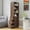 Brown, variant on Kadyn Bookshelf Bookcase, Display Rack,70.87" H Display Storage Cabinet, 4-Tier Shelf, 3 Side Drawers, Brown