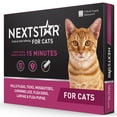 thumbnail image 1 of Prevención de pulgas y garrapatas para gatos NEXTSTAR 1,6 kg 3 meses, 1 of 5