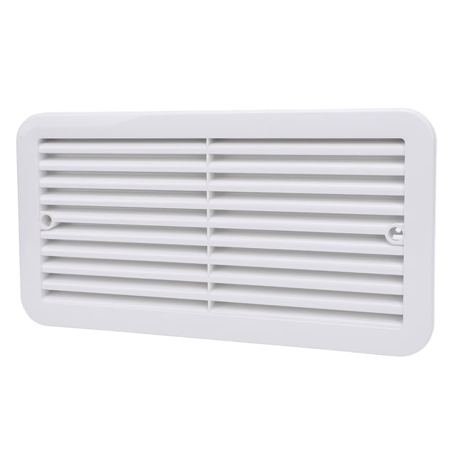Trailer Side Ventilation Grill, RV Side Air Ventilation Grille Water Resistant Engineering Grade ABS UV Proof for Camping Vehicle