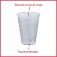 thumbnail image 3 of McKesson Plastic Drinking Cups, Clear Disposable Cups, 9 oz, 1500 Ct, 3 of 11