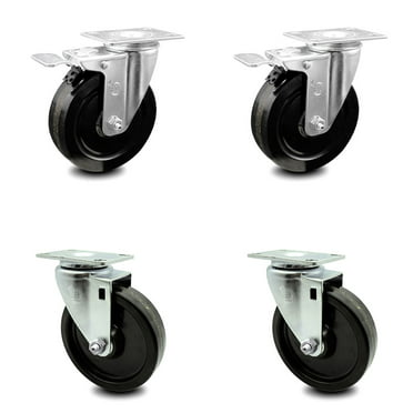 Locking Bed Frame Casters With Sockets, Bed Frame Replacement Wheel Caster Roller With Lock Brake Socket Sleeve