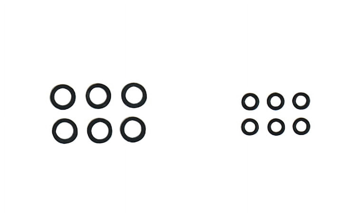 Rubber 2BA O-Rings, 1000 Dart Washers
