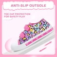 thumbnail image 2 of EUXTERPA Colorful Girls Sneakers Light Up Flashing Shoes Kids Casual Sneakers with Hook and Loop, Toddler Size 7, 2 of 6