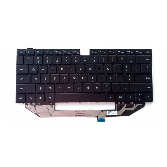 Dalazy Mute Keyboards Dust Protection Key Board Replace Part Well Fit Accessories Replacement for MateBook X Pro MACH-W19C US