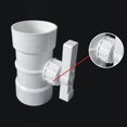 thumbnail image 2 of PVC Manual Air Volume Control Valve Air Duct Volume Controller For Ventilation Pipe Valve Switch Air Regulating Valve 75mm-250mm, 2 of 5