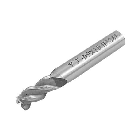 

45 Degree Flute Milling Aluminum 9mm End Mill Bore Bit