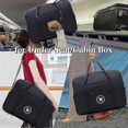 thumbnail image 3 of 2x Travel Bag 45x36x20 Foldable Gym Shoulder Bag Sports Bag Hand Travel Suitcase 40l, 3 of 5