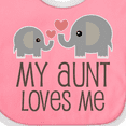 thumbnail image 4 of Inktastic My Aunt Loves Me Boys or Girls Baby Bib, 4 of 4