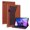 Brown, variant on SaniMore Wallet Case for Lenovo Tab M10 Plus 3rd Gen 10.6" 2022 (TB-125F/TB-128F), PU Leather Magnetic Closure Cover Support Pencil Holder Card Slot & Kickstand Full Body Protective Shell, Black