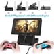 thumbnail image 5 of Juego de 12 accesorios periféricos para videojuegos para Nintendo Switch, maletín multifuncional, soporte, funda protectora, teclas, protector de pantalla, volante, empuñadura y cable de carga tipo C, 5 of 7
