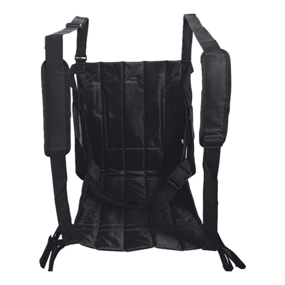 Wswqop Multipurpose Patient-Elderly Padded Bed Transfer Black with strap